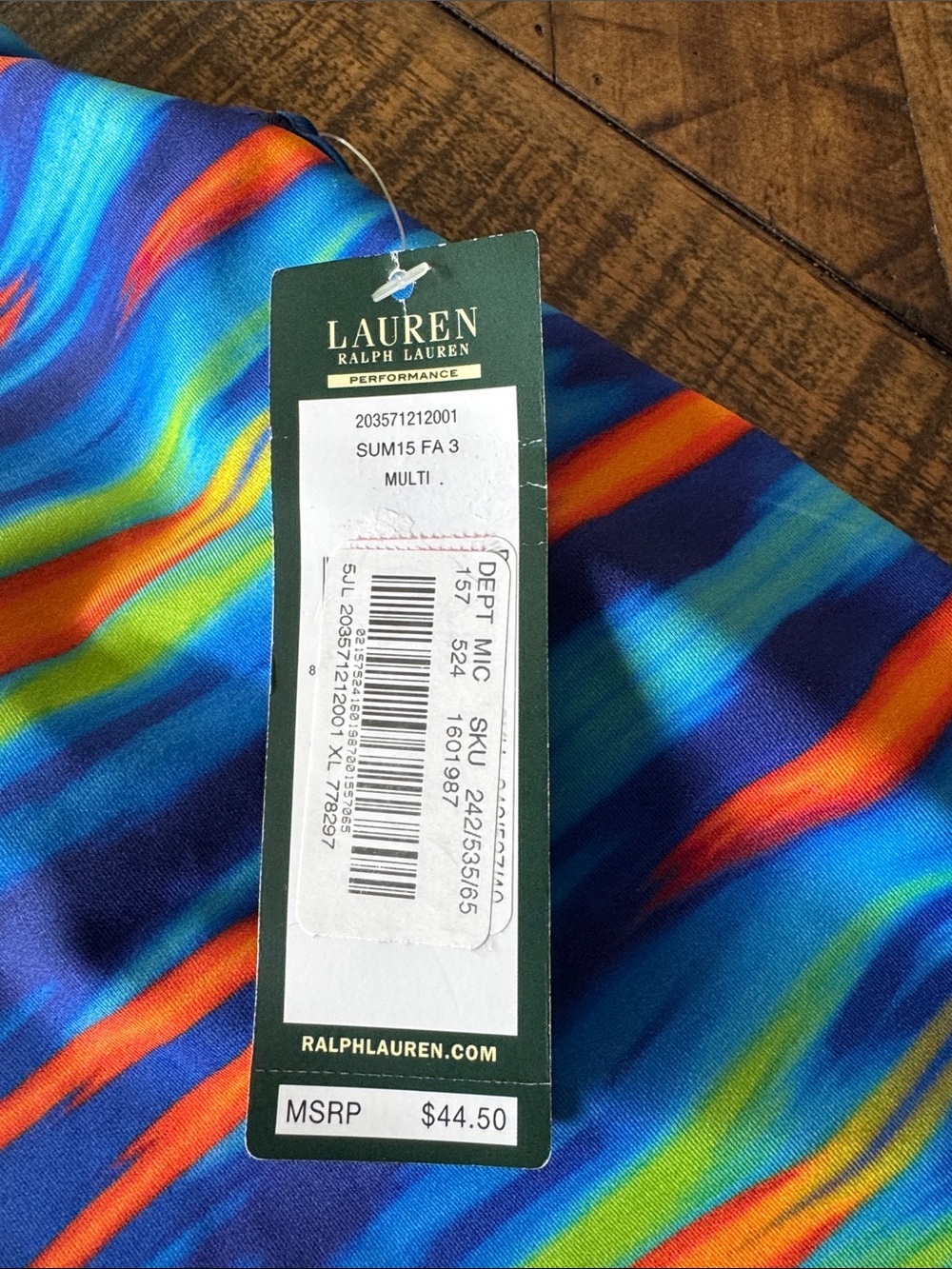 NWT Ralph Lauren Performance Racer Tank  Sz XL - Picture 2 of 6